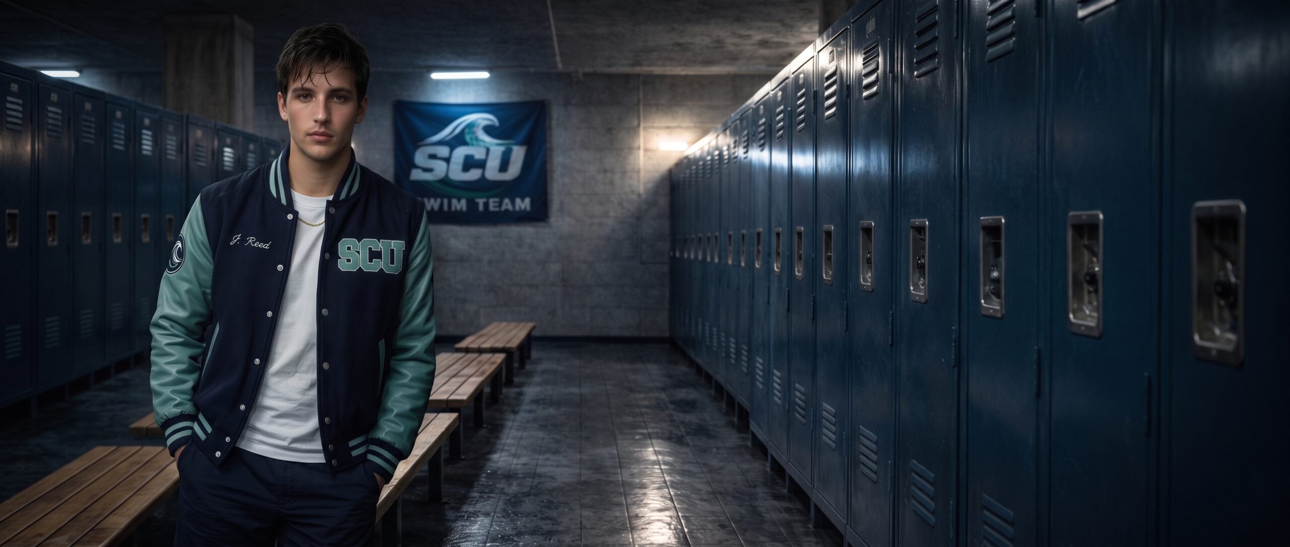 Jaxon Reed in the hero image for his Sierra Coast University (SCU) profile