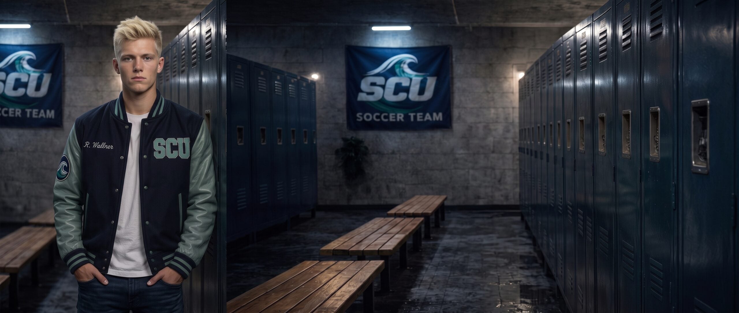 Ryan Wallner in the hero image for his Sierra Coast University (SCU) profile